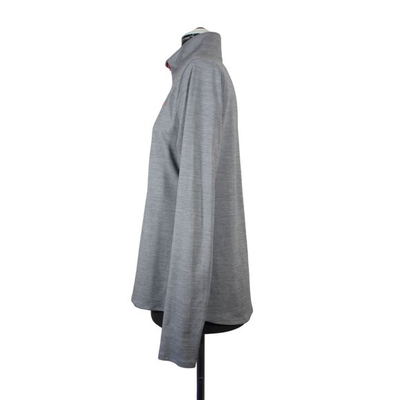 Under Armour women's semi fitted 1/4 zip mock neck heat gear performance top - Picture 2 of 15